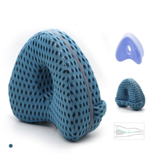 Almohada de espuma viscoelástica para piernas en forma de corazón